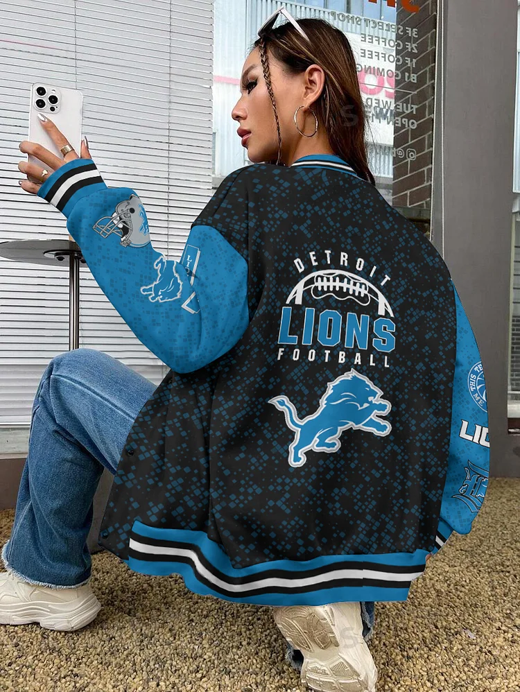 Detroit Lions National Football League 2024 Make Your Mark Unisex Varsity Jacket