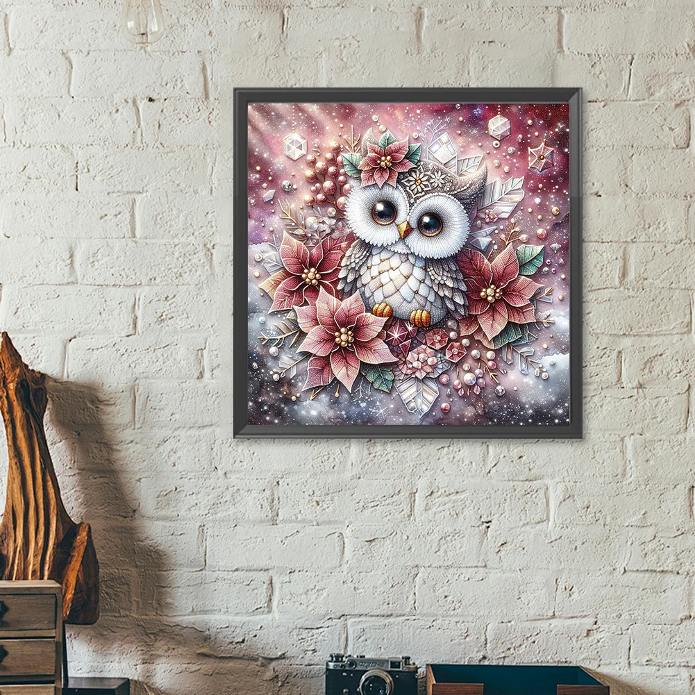 Diamond Painting - Full Round Drill - Owl(Canvas|40*40cm)