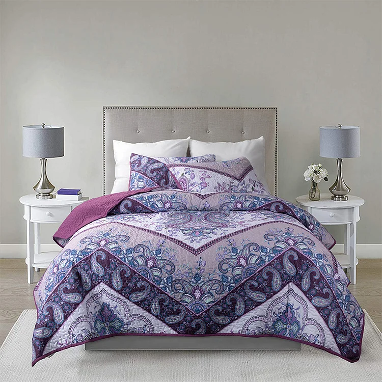 Quilt Cover/2Pcs Pillow case/Three Piece Set