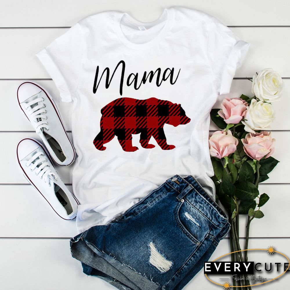 Women Mama Mom Dinosaur Print Mother Clothing Tees Tops Graphic Female Ladies Womens Lady T-Shirt Tumblr T Shirt T-Shirts
