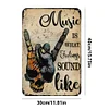 Music Is What Feelings Sound Like Rock - Vintage Metal Signs - 20*30cm/30*40cm - Music&Warning