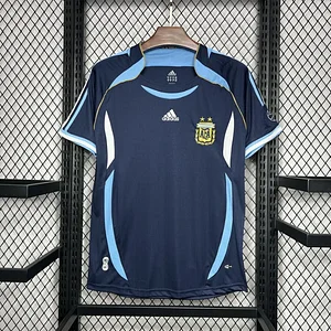 2006 Retro Argentina National Team Away Football Shirt 1:1 Thai Quality