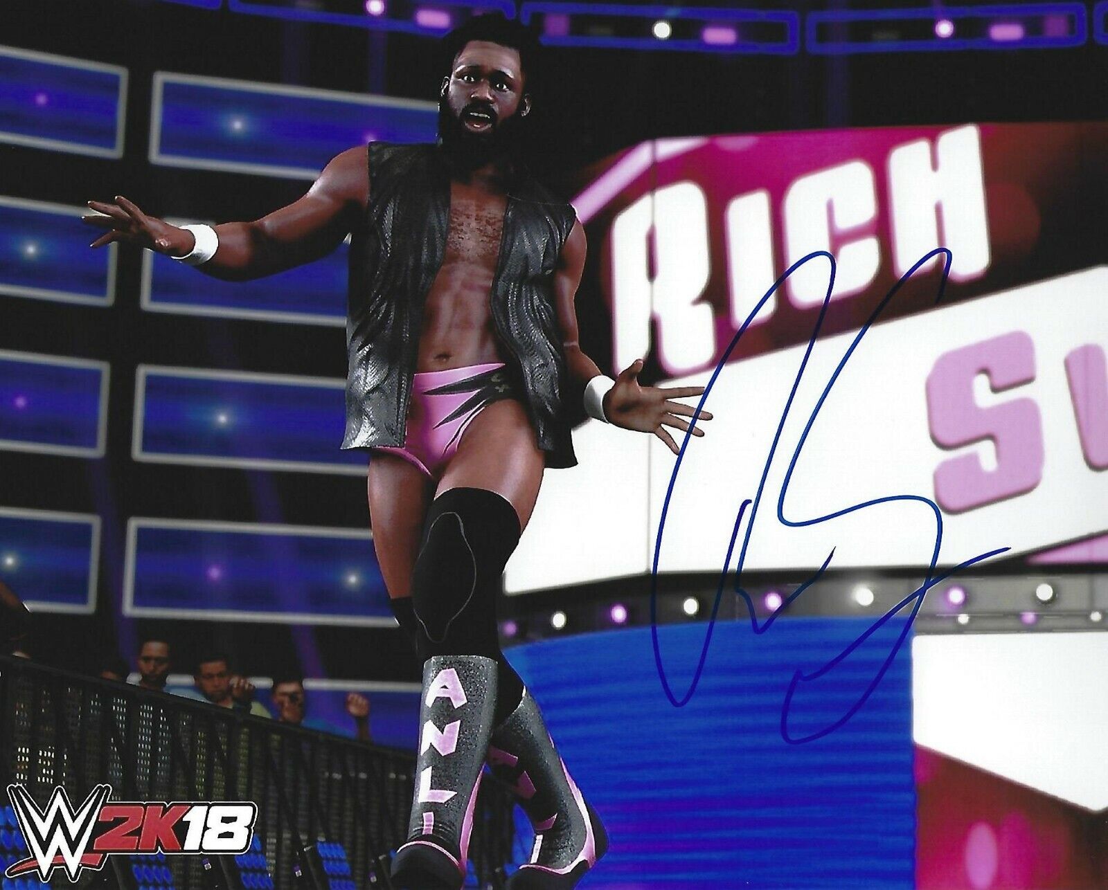 Rich Swann Signed 8x10 Photo Poster painting Impact Pro Wrestling Picture Autograph WWE NXT 2K18