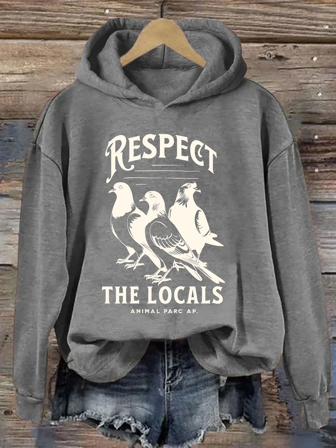 Respect The Locals Pigeon Hoodie