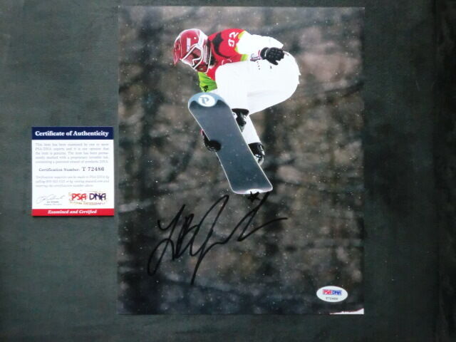 Lindsey Jacobellis Hot! signed US Olympic snowboard 8x10 Photo Poster painting PSA/DNA cert