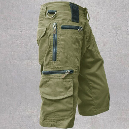 BrosWear Men'S Outdoor Pocket Loose Straight Cargo Shorts