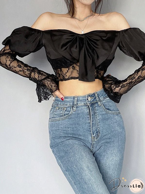 One-neck Strapless Tops