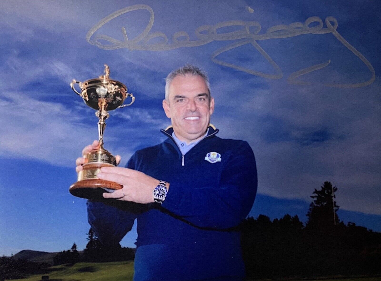 Paul McGinley Genuine Hand Signed Golf 6X4 Photo Poster painting 4