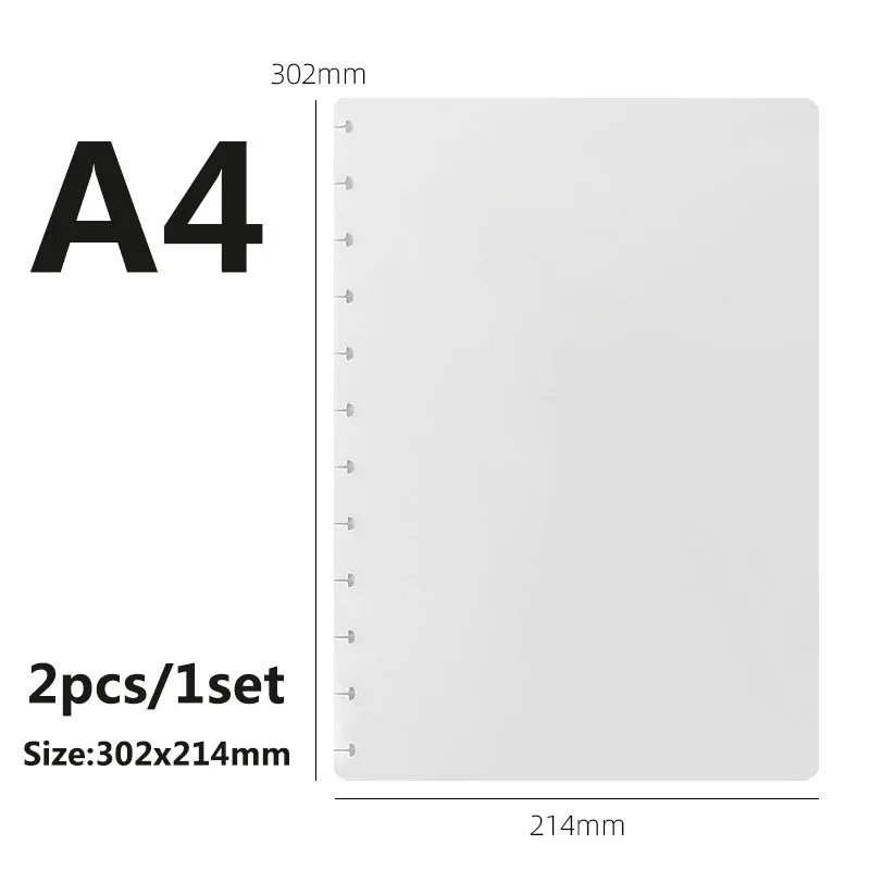 11pcs Loose-leaf Binding Cover Rings Discs Mushroom Hole Binding Ring Binder Notebook Discbound School Office Supplies