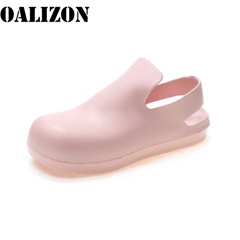 Female Women New Summer Flat Round Toe Flip Flops Slippers Sandals Shoes Lady Women Slingback Casual Slip On Beach Sandals Shoes