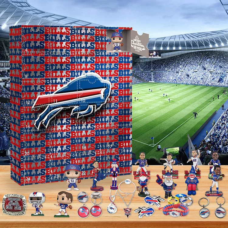 Buffalo Bills Advent Calendar -- The One With 24 Little Doors