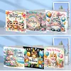 6Pcs carte de voeux d&rsquo;anniversaire-bricolage