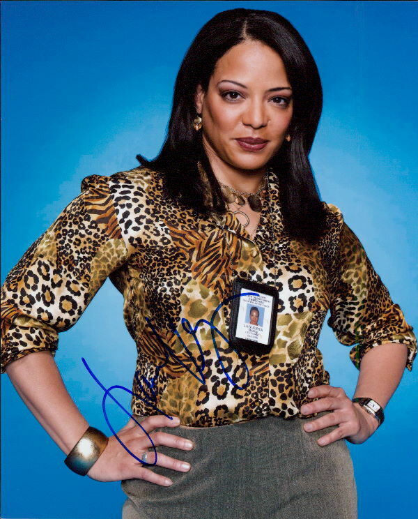 Lauren Velez (Dexter) signed 8x10 Photo Poster painting In-person