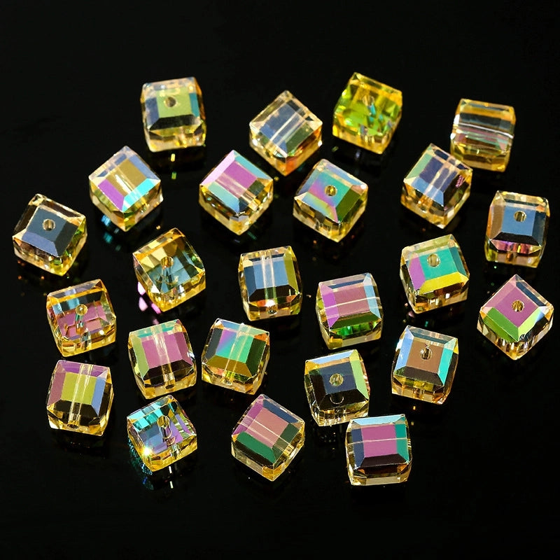 100 PCS/Package 50 PCS/Package Glass Solid Color Beads