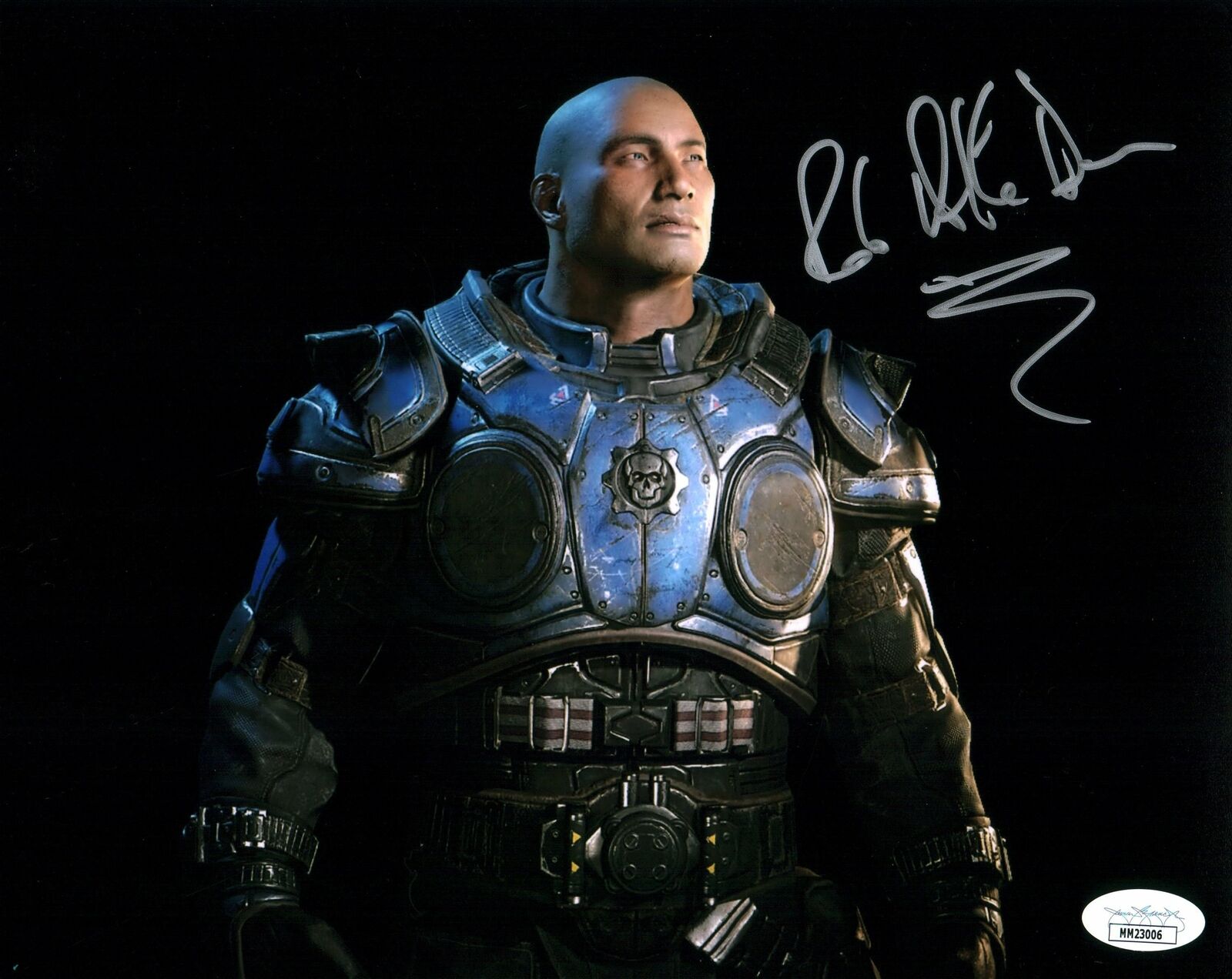 Robin Atkin Downes Gears of War 8x10 Photo Poster painting Signed Autograph JSA Certified COA