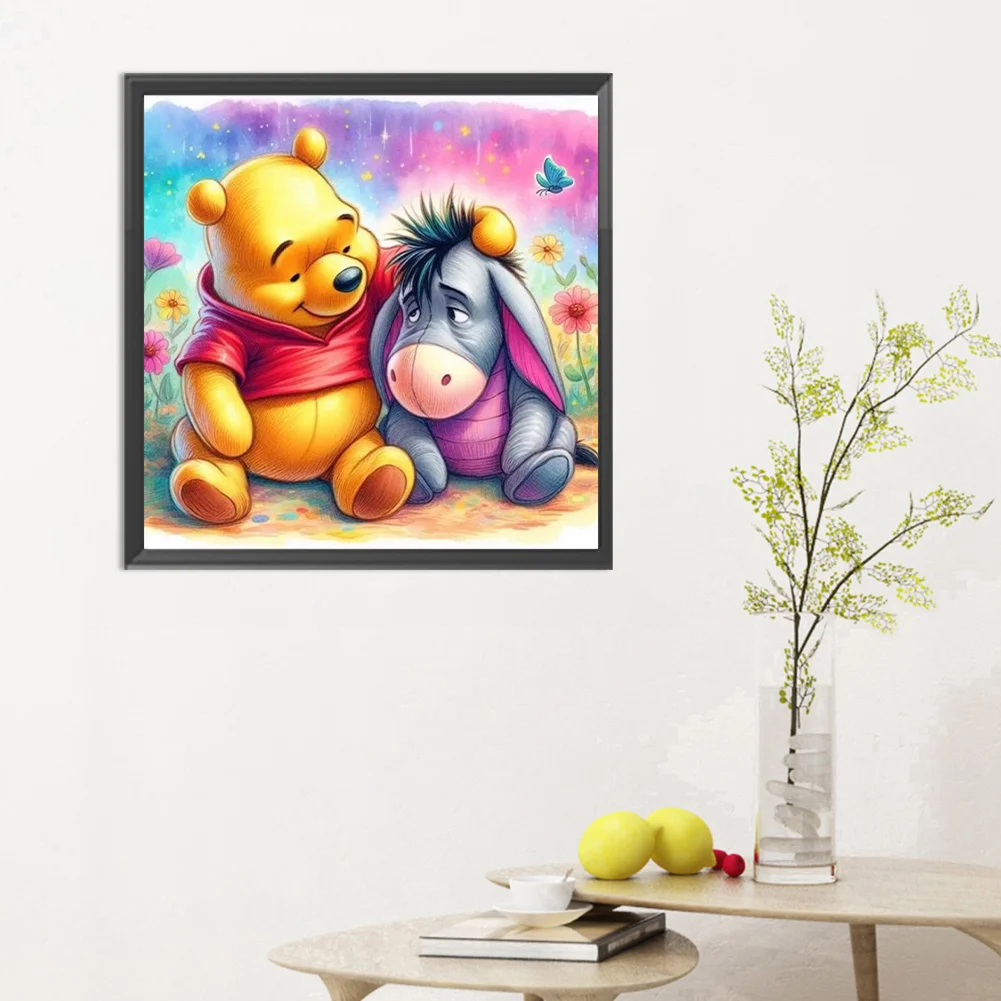 Diamond Painting - Full Round Drill - Winnie the Pooh(Canvas|30*30cm)