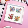 6pcs/set DIY Diamond Painting Fridge Magnetic Sticker Kits (Dragonfly)