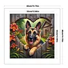Love Puppy-11CT Stamped Cross Stitch 40*40cm/15.75*15.75in