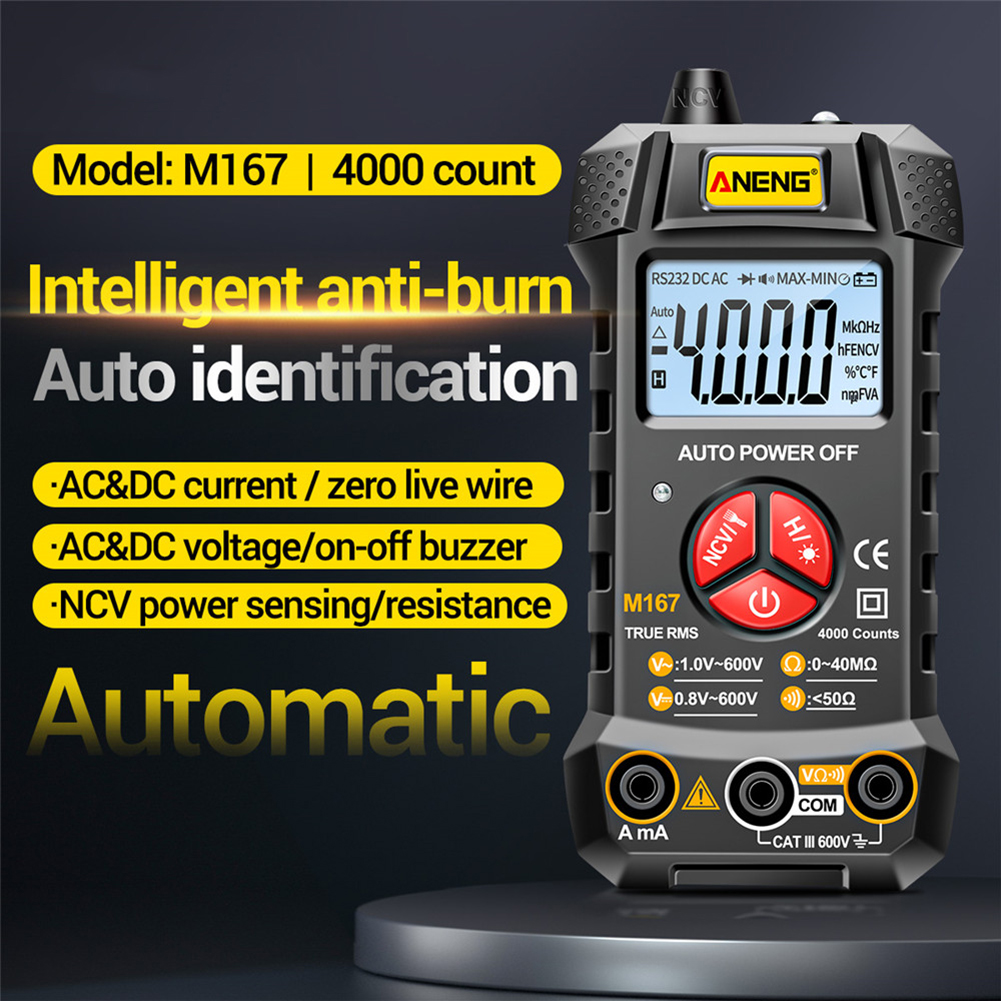 thumbnail image 2 of Wrist Digital Multimeter Auto Ranging Voltage Tester With NCV Detection For Home Electrical Maintenance 2 of 13