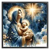 Virgin Mary-11CT Stamped Cross Stitch 40*40cm/15.75*15.75in