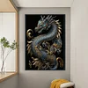 (Stamped/Counted) Dragon - 11CT Cross Stitch 40*60cm/15.75*23.62in(Big Size)