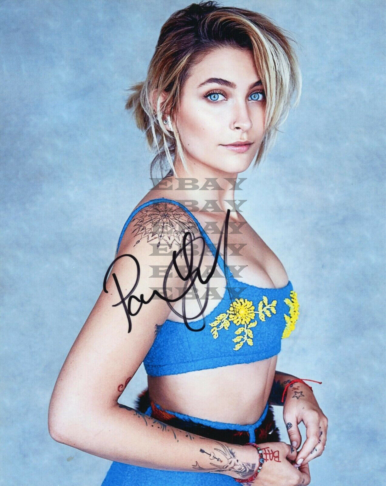 PARIS JACKSON Autographed Signed 8x10 Photo Poster painting Reprint