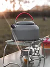 1.4L Outdoor Water Kettle Teapot Coffee Pot for Picnic Camping Hiking Travel