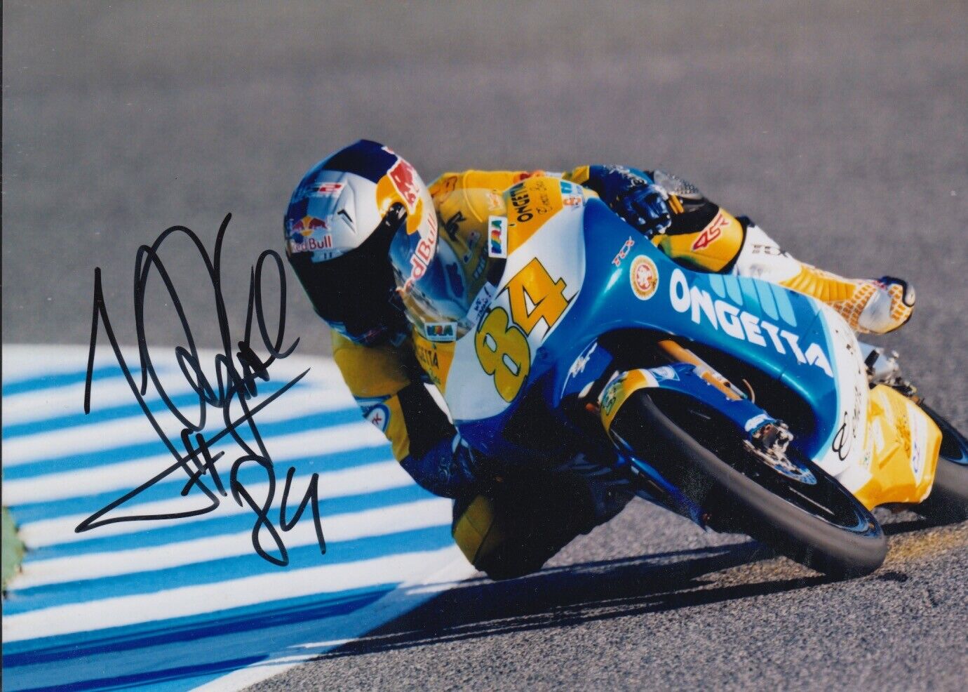 JAKUB KORNFEIL HAND SIGNED 7X5 Photo Poster painting MOTOGP 125CC AUTOGRAPH