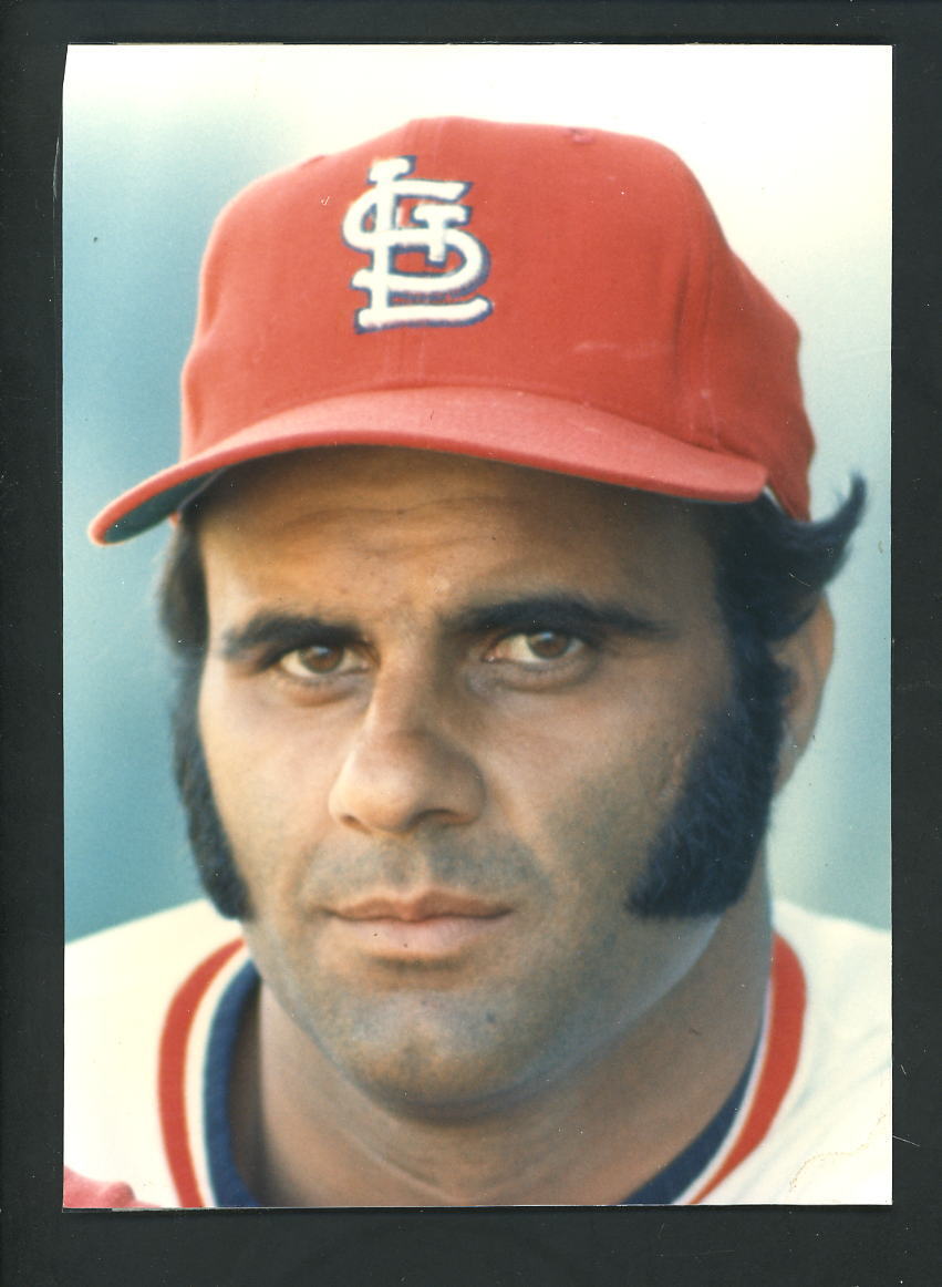 Joe Torre Press Original COLOR Photo Poster painting 5 x 7 St. Louis Cardinals