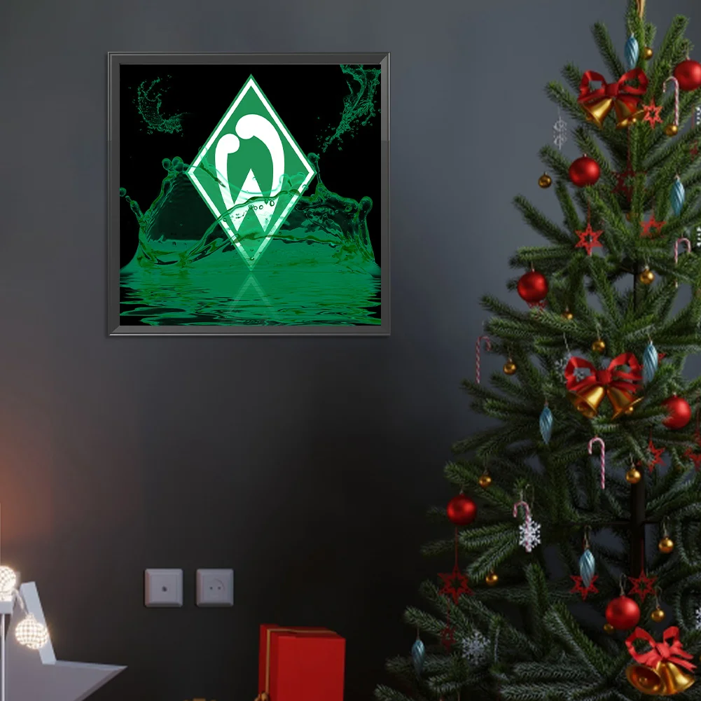 Diamond Painting - Full Round Drill - SV Werder Bremen(Canvas|40*40cm)