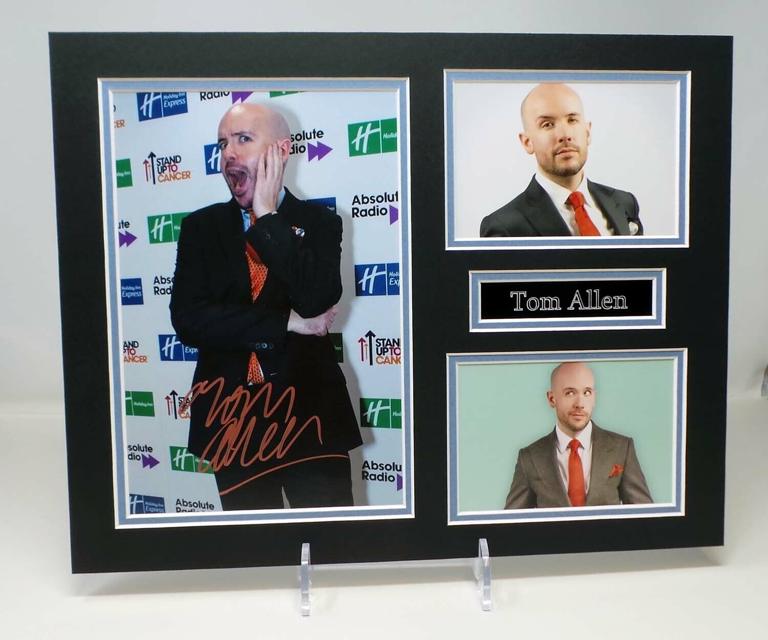 Tom ALLEN Signed Mounted Photo Poster painting Display AFTAL RD COA English Comedian Chat Show