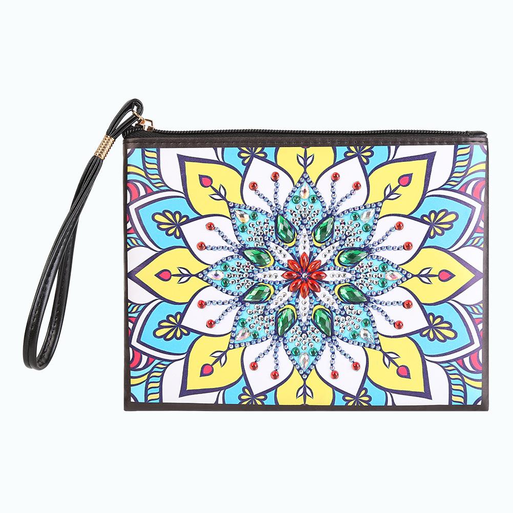 

Mandala-DIY Creative Diamond Wristlet Bag, 501 Original