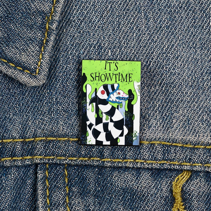 Funny Pin Letter Ghost Alloy Unisex Brooches