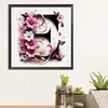 Diamond Painting-DIY Full Round Drill  Letter E