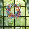 Diamond Painting Acrylic Owl Wreath Hanging Sign Decoration