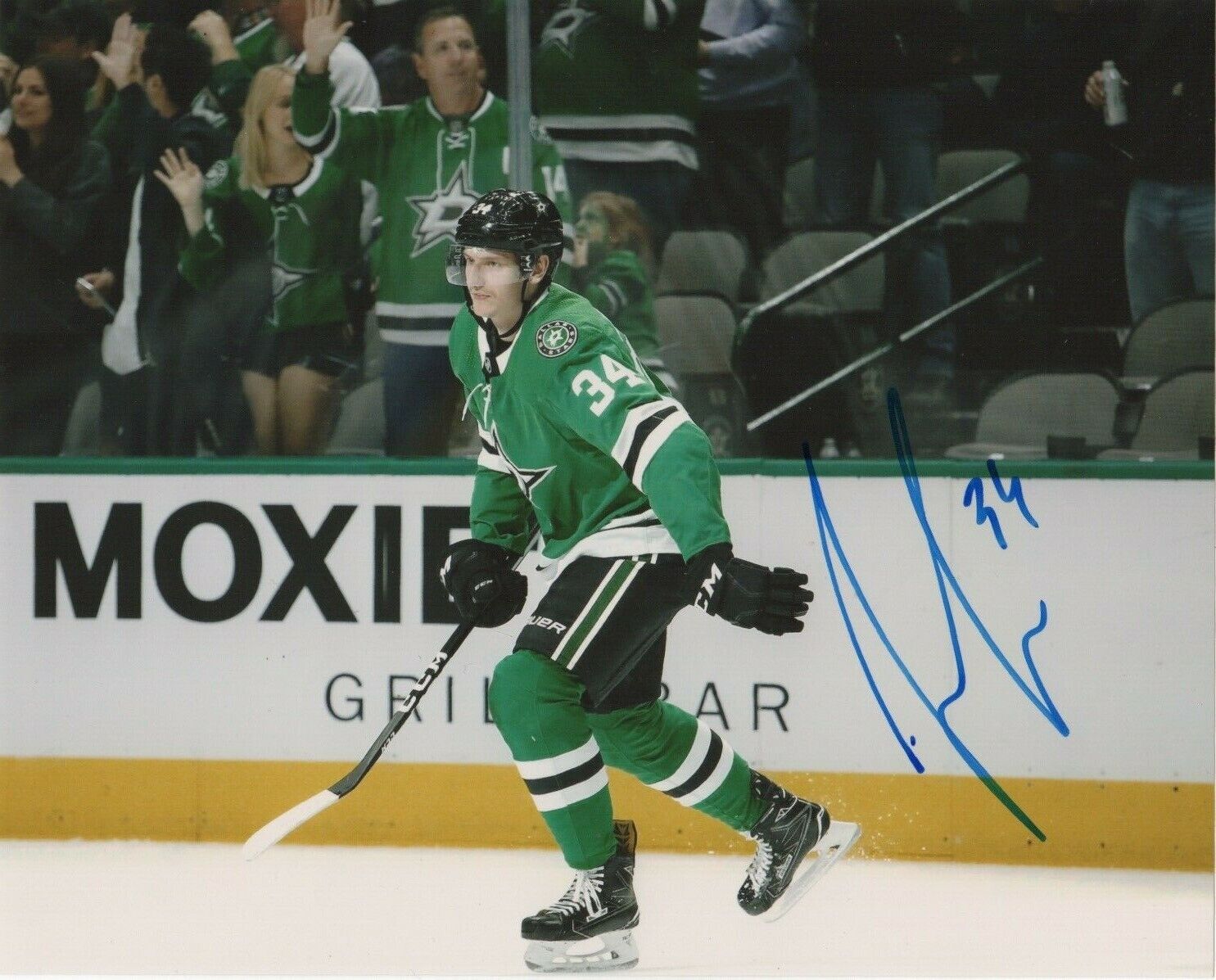 Dallas Stars Denis Guryanov Gurianov Autographed Signed 8x10 Photo Poster painting COA #2