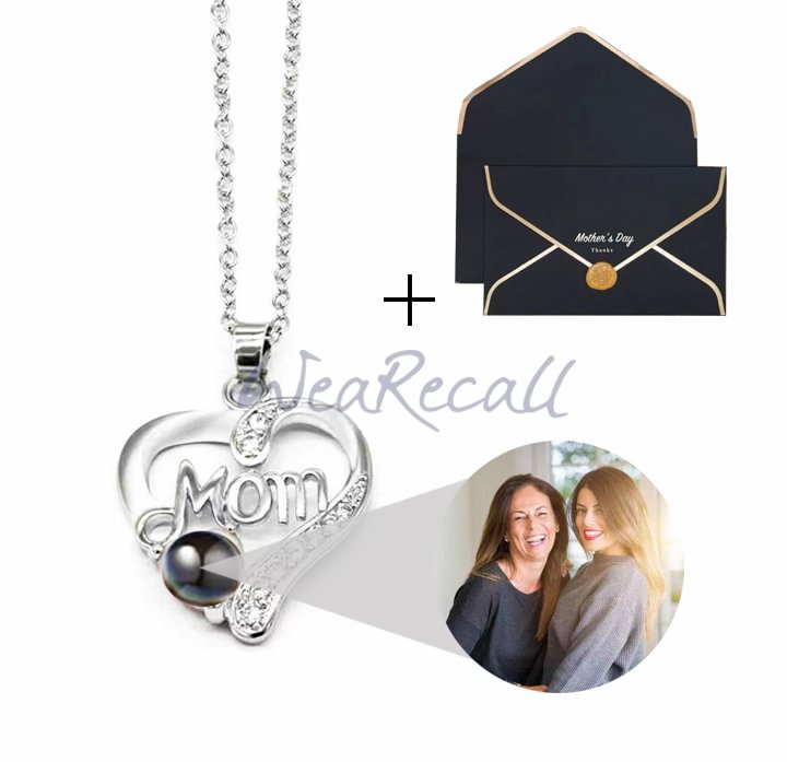 2023 Projector Picture Custom Personalized Photo Necklace Best Mother's Day Gift  wetirmss