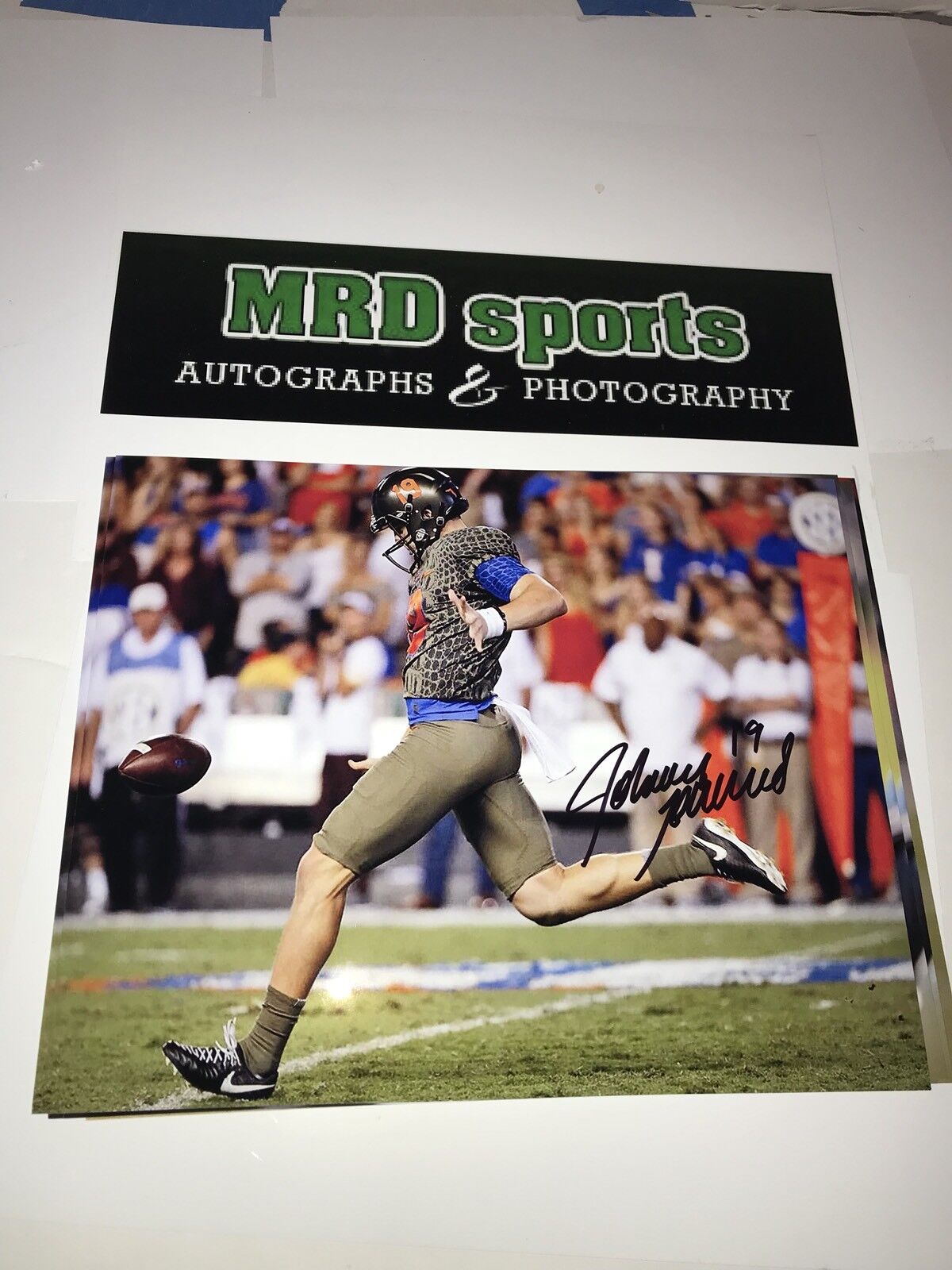 Johnny Townsend Florida Gators Signed autographed 8x10 football Photo Poster painting