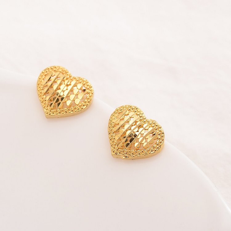 love heart Earrings For Women Fashion Ear Jewelry Piercing Mini Gold Earings