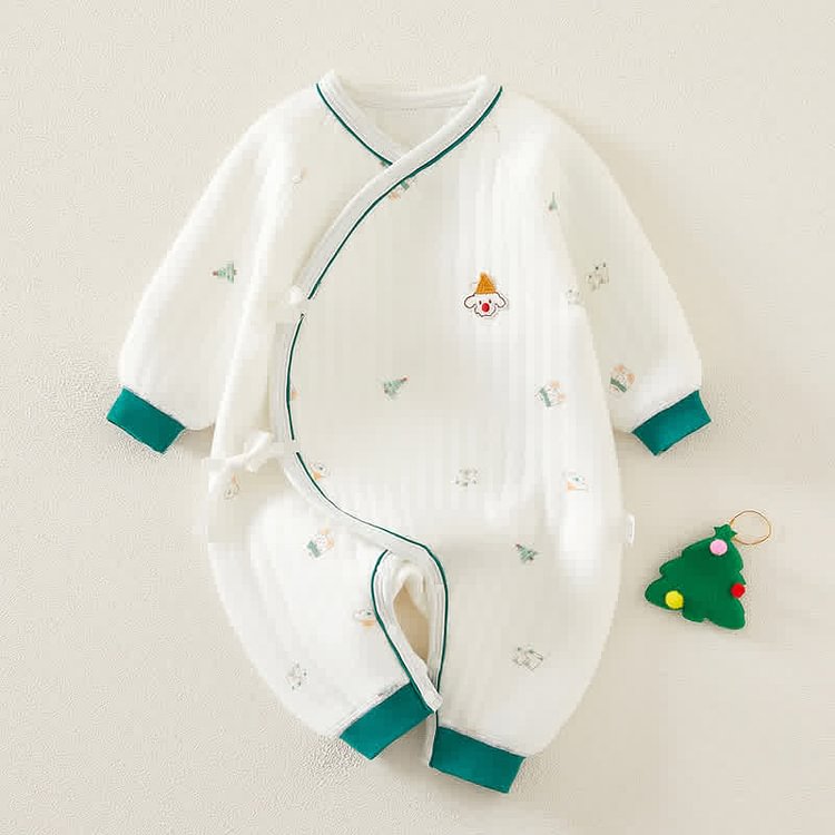 Baby Newborn Christmas Seamless Kimono