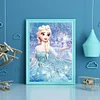 Frozen Elsa - Full Round Diamond Painting  30*40CM