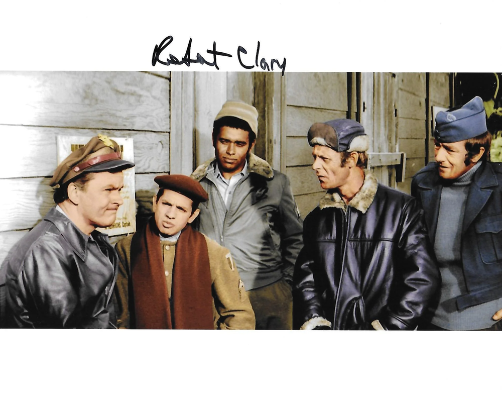 Robert Clary Hogan's Heroes Original Autographed 8x10 Photo Poster painting #8 signed @HShow