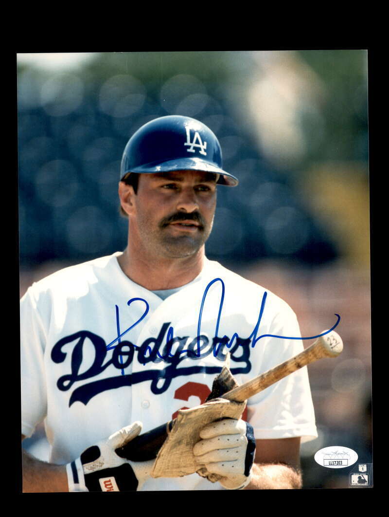 Kirk Gibson JSA Coa Signed 8x10 Dodgers Photo Poster painting Autograph