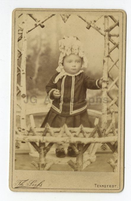 19th Century Children - 19th Century Carte-de-visite Photo Poster painting - Tennstedt, Germany