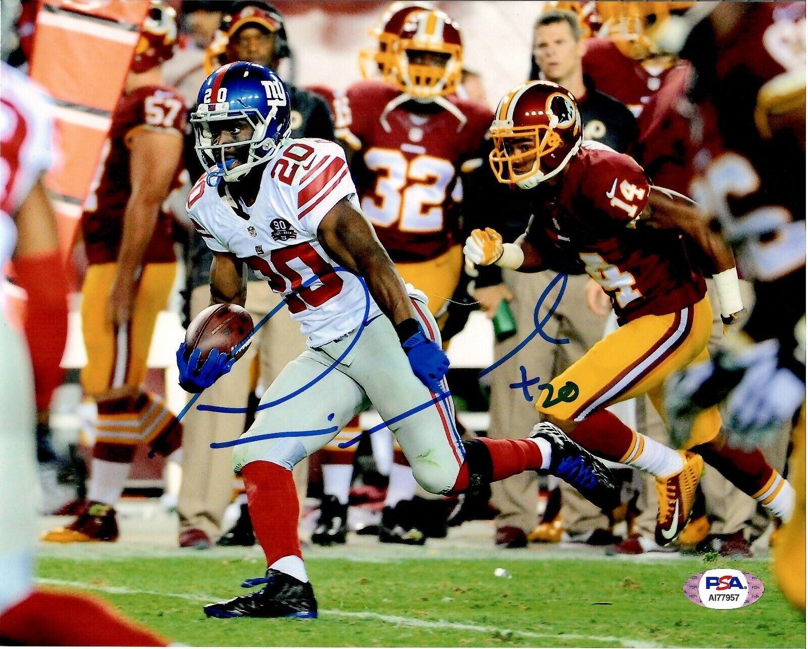 Prince Amukamara signed autographed 8x10 Photo Poster painting NFL New York Giants PSA COA