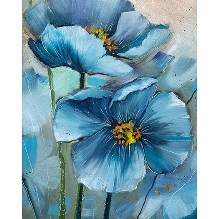 Blue Flower - Paint By Numbers(40*50cm)