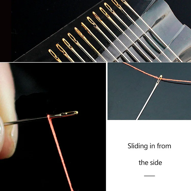 Self Threading Hand Sewing Needles