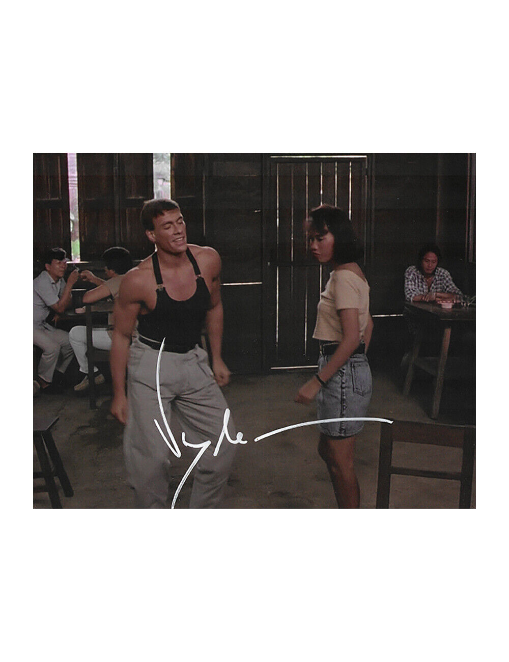 Kickboxer Print Signed by JCVD Jean-Claude Van Damme 100% Authentic With COA