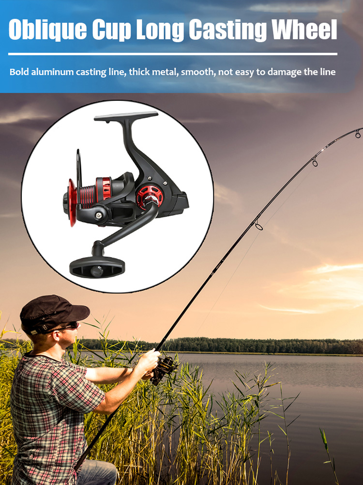 

Fishing Reel Spinning Metal Spool 10Kg Max Drag Saltwater Sea Pesca Wheel, Nilong4000, 501 Original