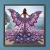 Ailes d’ange fille - peinture diamant de forme spéciale - 30*30cm